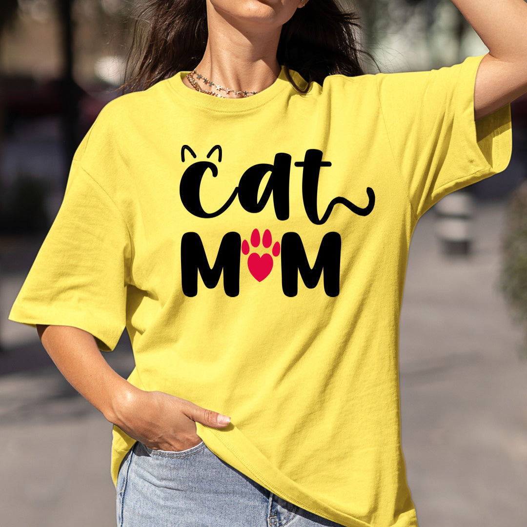 Cat Mom - Bella canvas