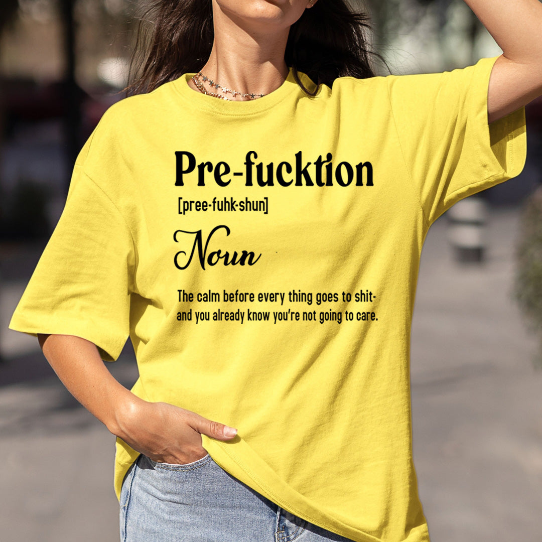 Pre- fucktion Noun - Bella canvas