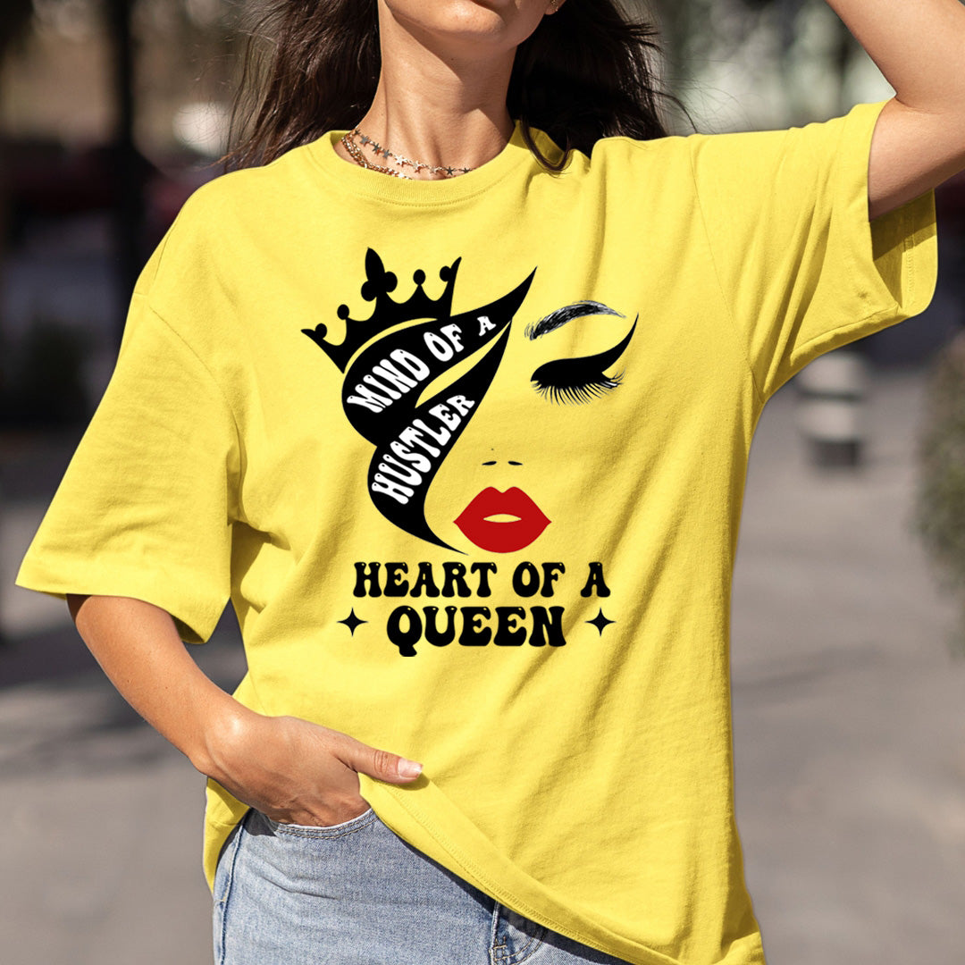 Mind Of Hustler Heart Of Queen - Bella canvas