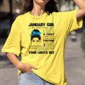 January Girl (Speaks Fluent Sarcasm) - Bella Canvas
