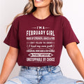 February Girl Unstoppable By Choice - Bella Canvas