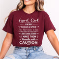 April Girl Handle With Caution - Bella Canvas