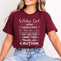 October Girl Handle With Caution - Bella Canvas