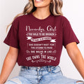 November Girl Too Wild To Be Broken - Bella Canvas