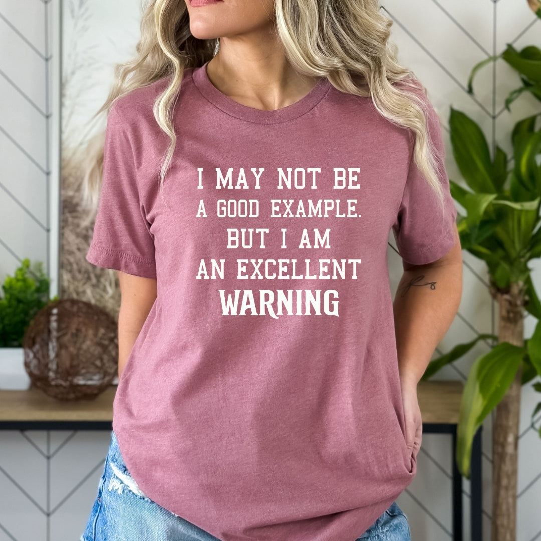 I Am Not Be A Good Example - Bella Canvas