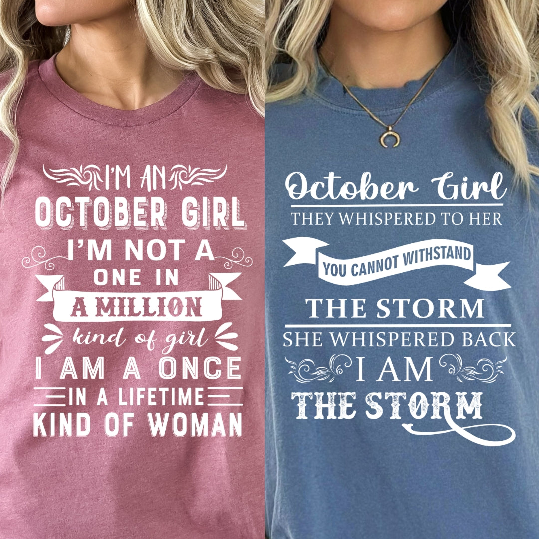 October Combo (Once In Lifetime And I Am Storm ) Combo Pack