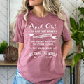 April Girl Too Wild To Be Broken - Bella Canvas