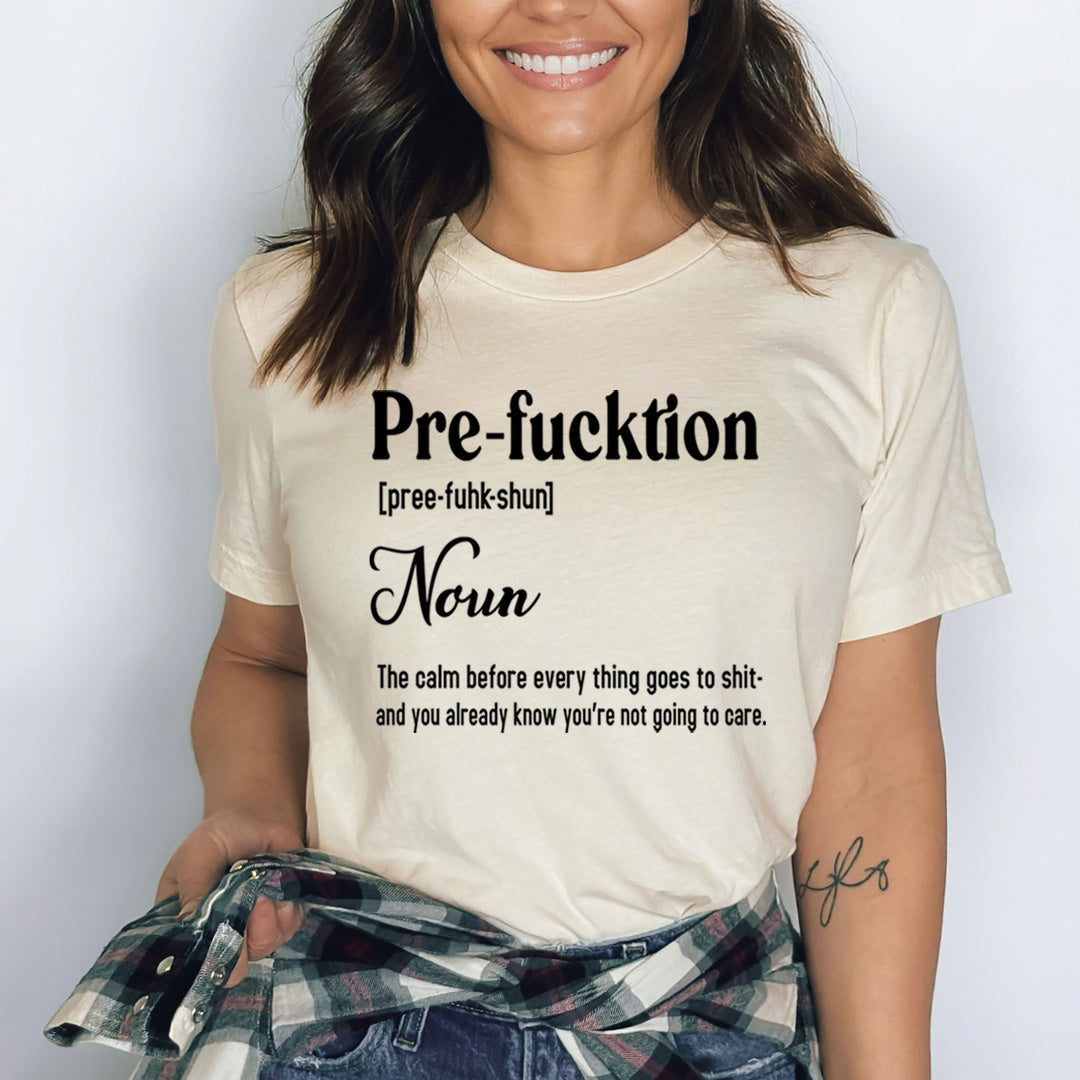 Pre- fucktion Noun - Bella canvas