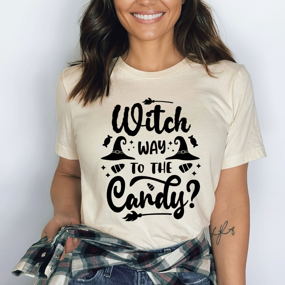Witch Way To The Candy - Bella canvas