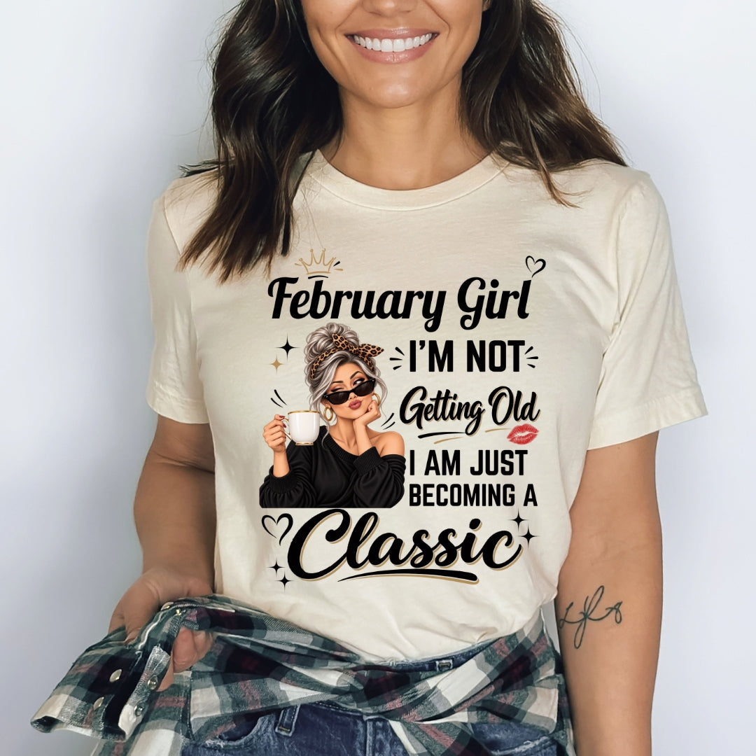 February Girl A Classic - Bella Canvas