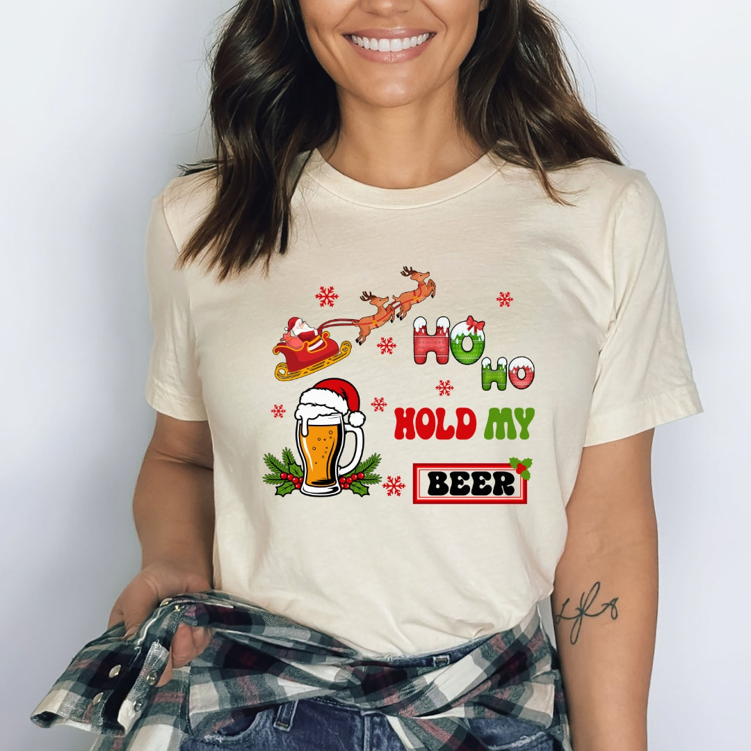HO HO Hold My Beer - Bella canvas