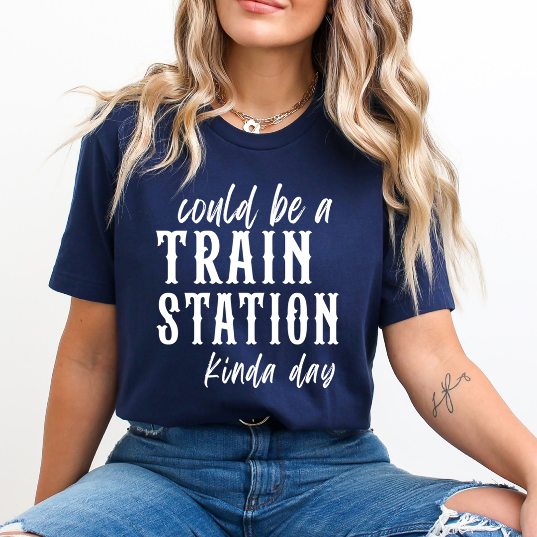 Could Be a Train Station Kinda Day - Bella canvas