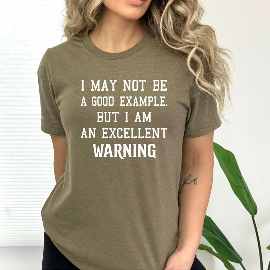 I Am Not Be A Good Example - Bella Canvas