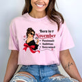Born In November - Passionate, Ambitious, Determined - Bella Canvas