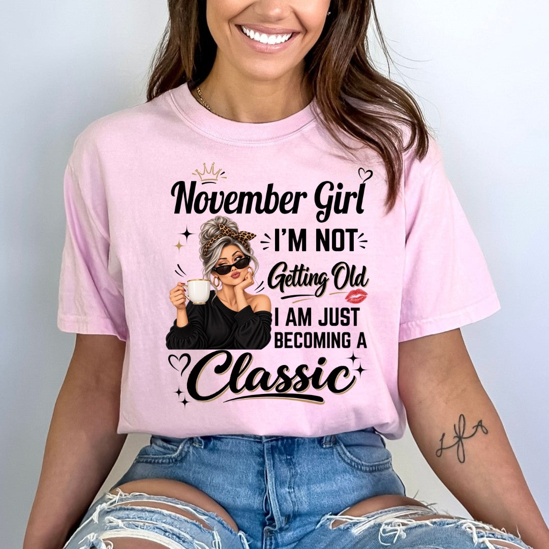 November Girl A Classic - Bella Canvas