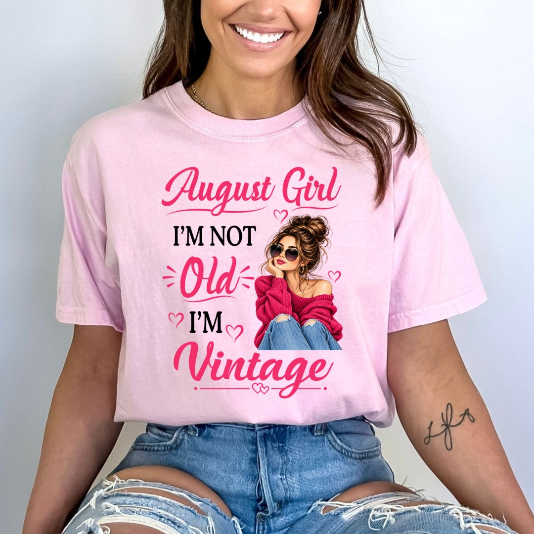 August Girl Vintage - Bella Canvas