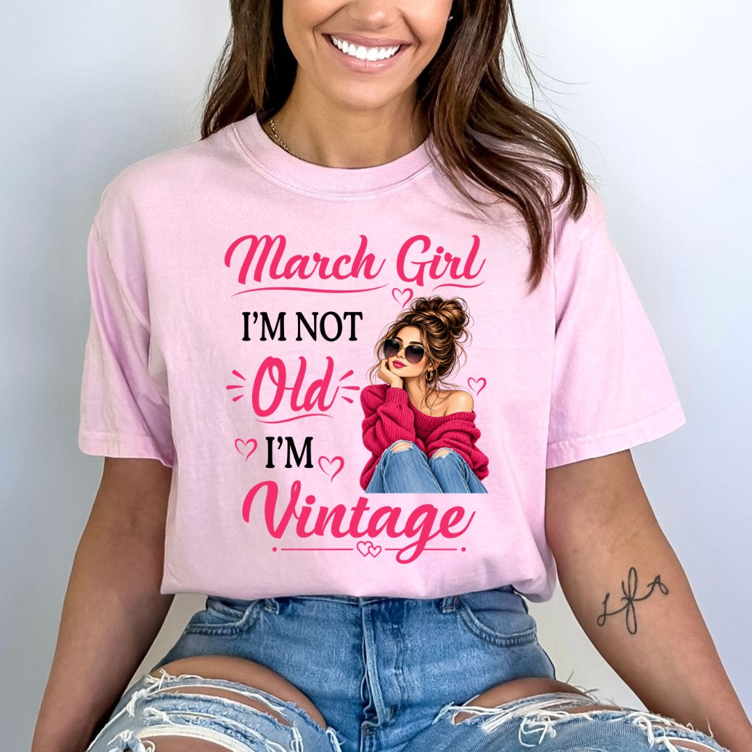 March Girl Vintage - Bella Canvas