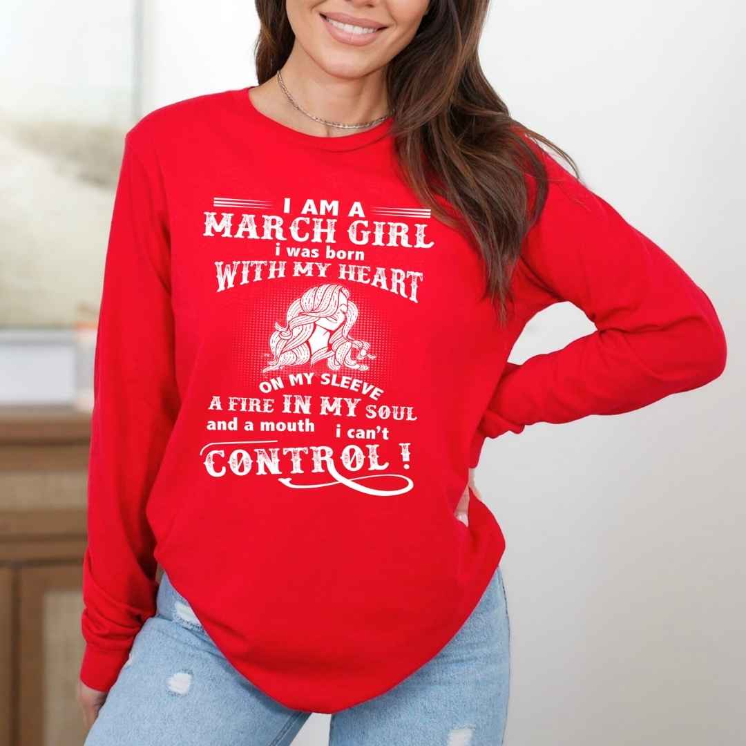 A Fire In My Soul (March Girl) - Long-Sleeve Tee