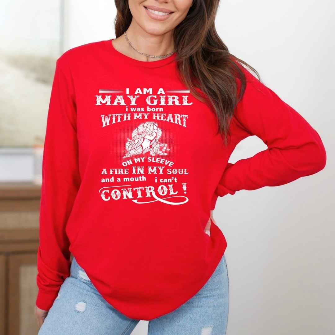 A Fire In My Soul (May Girl) - Long-Sleeve Tee