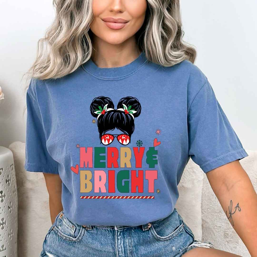 Merry And Bright - Bella Canvas