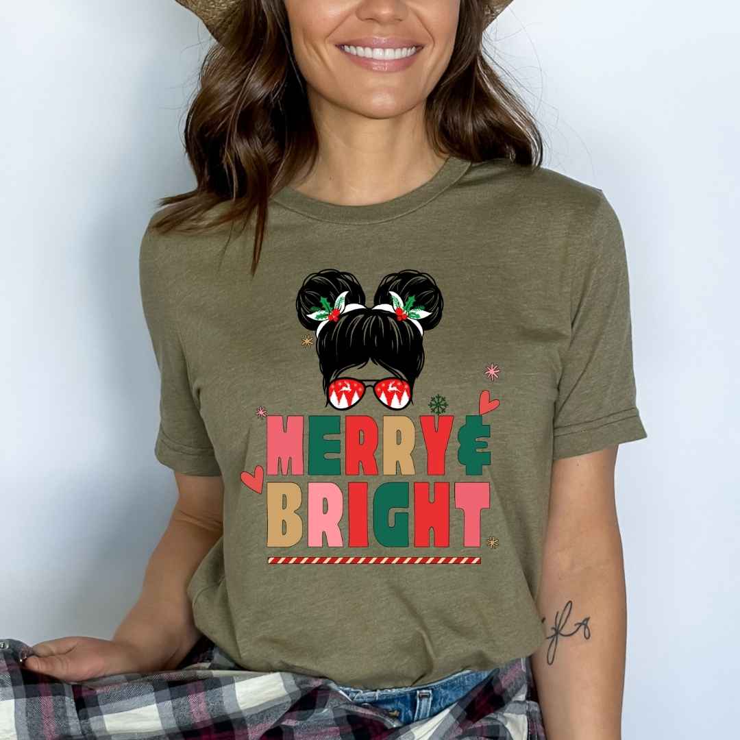 Merry And Bright - Bella Canvas
