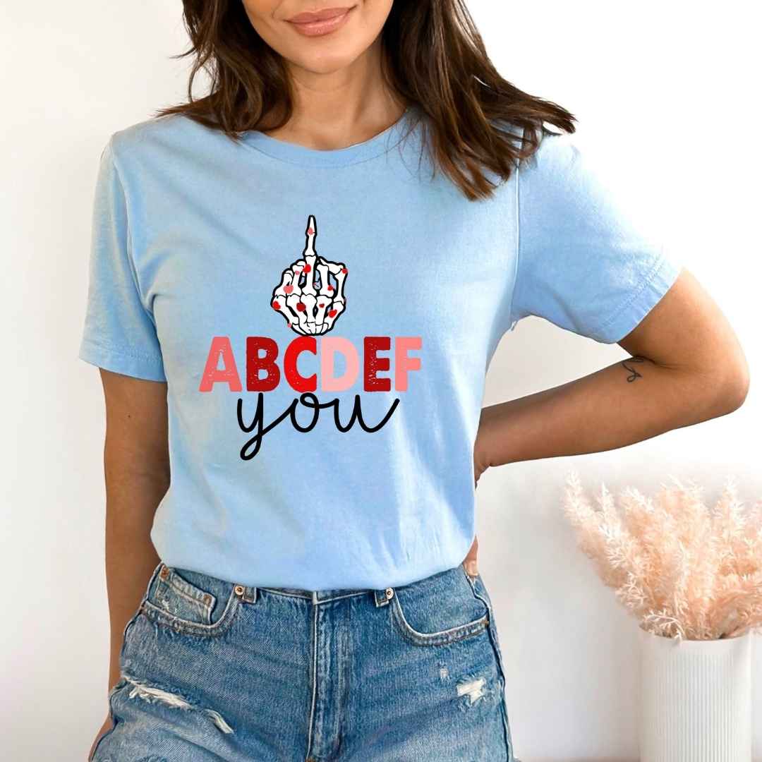 ABCDEF You - Bella canvas