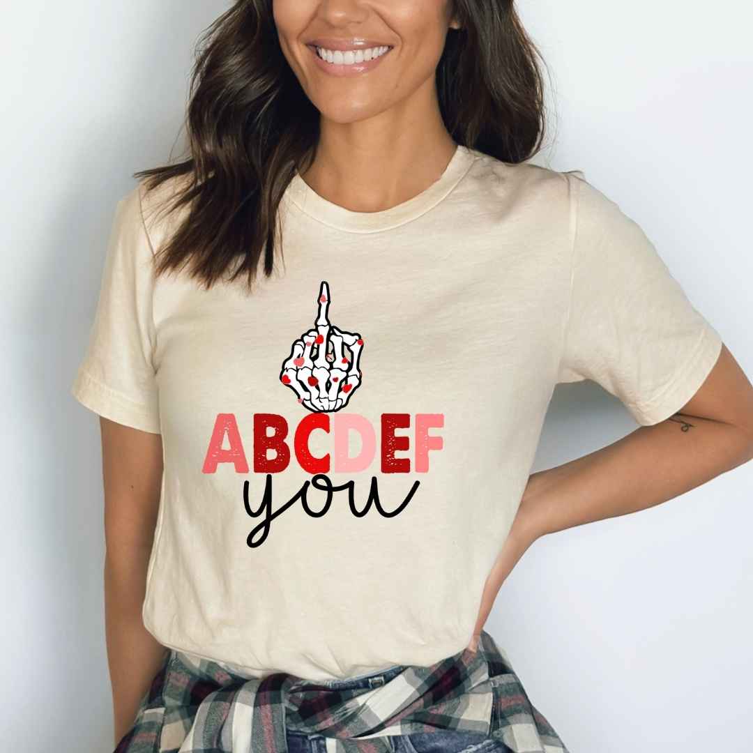 ABCDEF You - Bella canvas