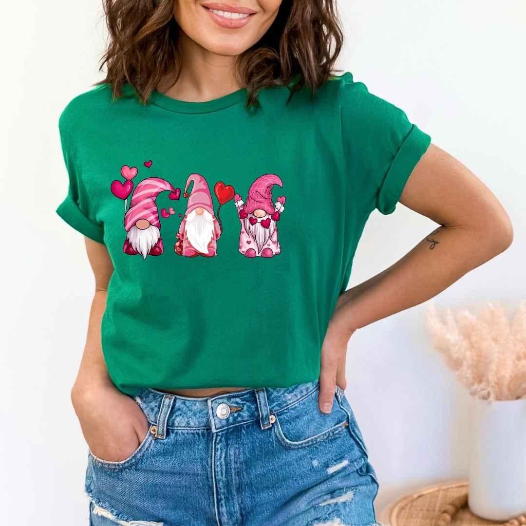 "Valentine Gnomies" - Unisex T-Shirt
