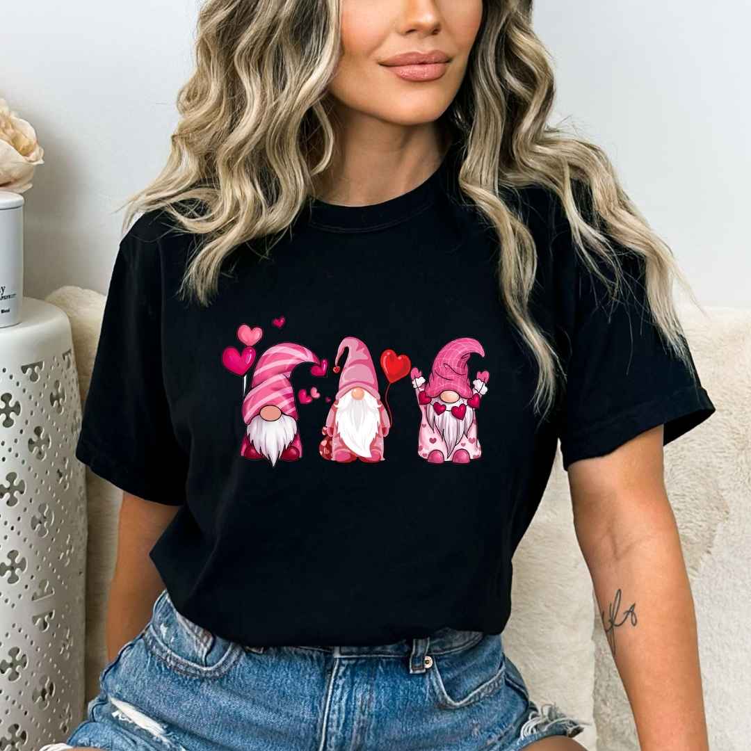 "Valentine Gnomies" - Unisex T-Shirt