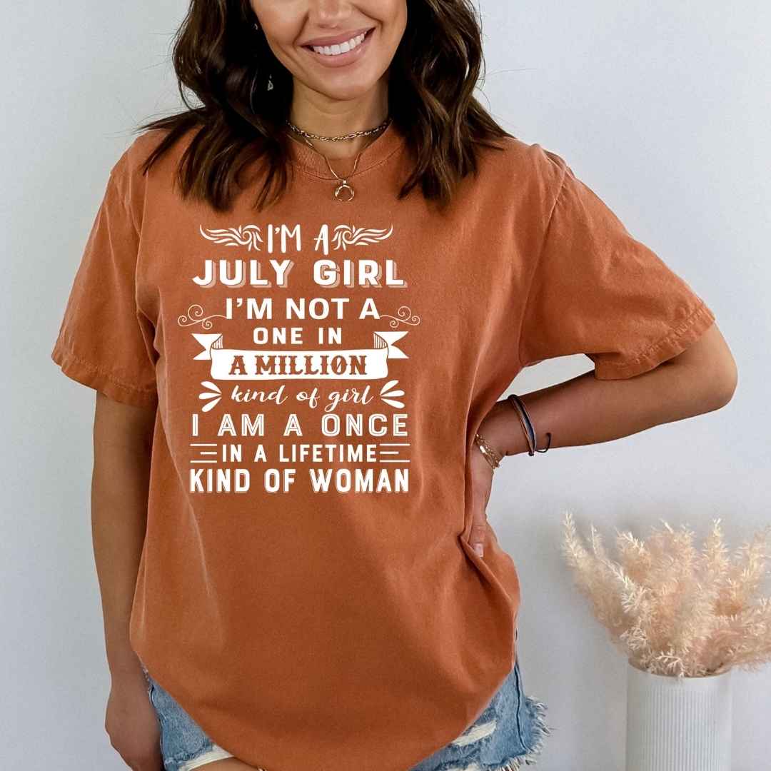 I'm July Girl (Once In A Lifetime) - Bella Canvas