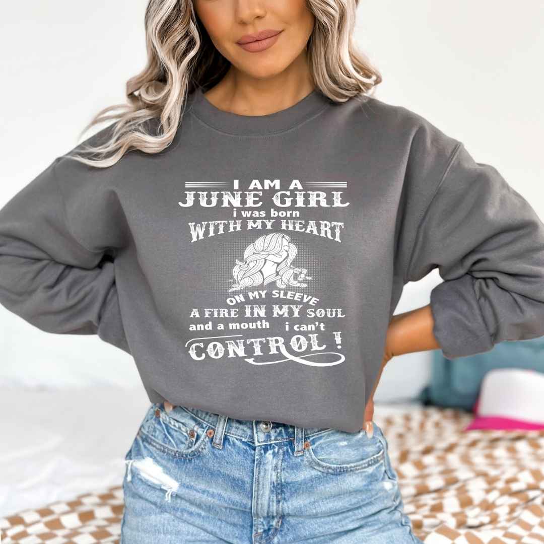 A Fire In My Soul (June Girl ) - Sweatshirt & Hoodie - Cozy & Soft