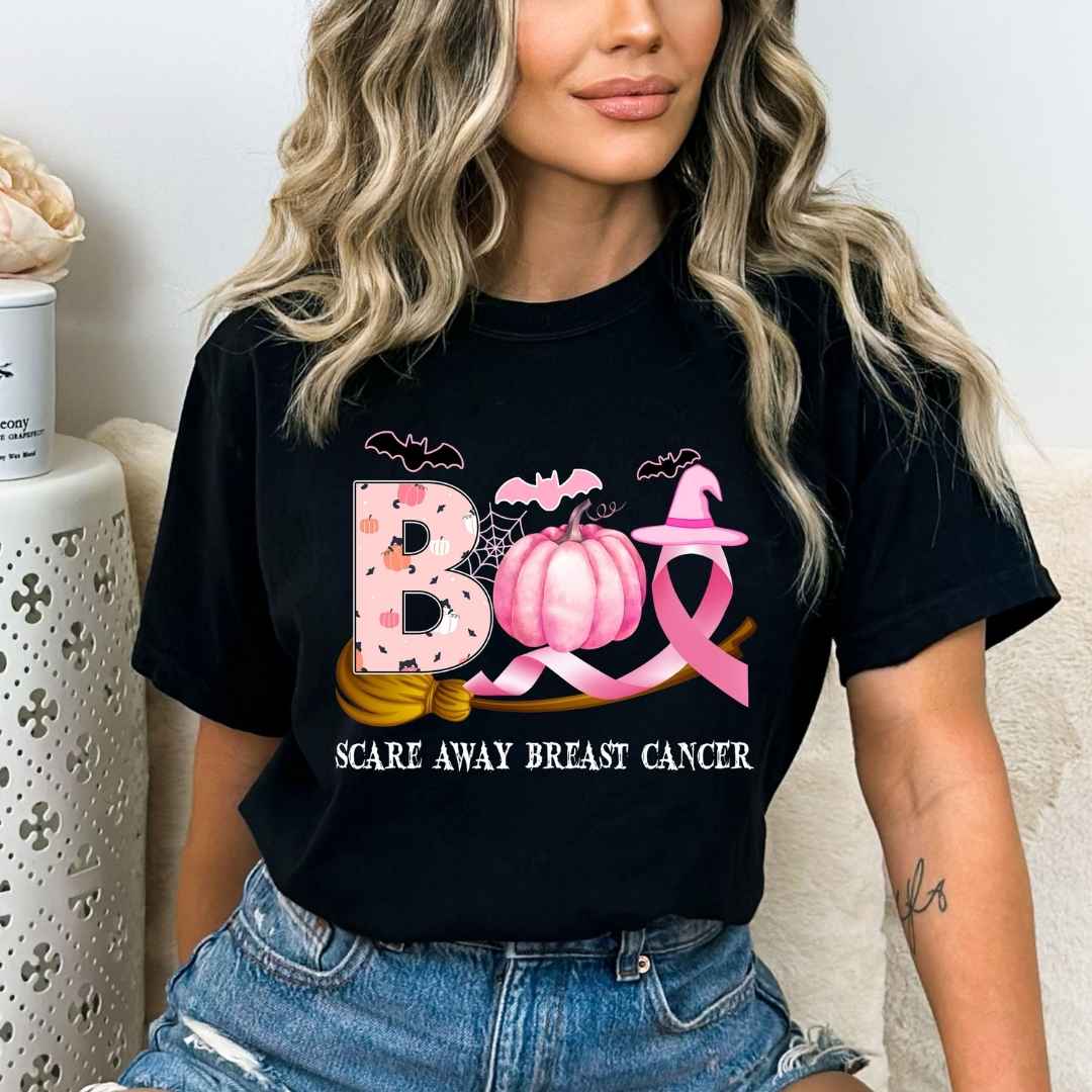 Scare Away Breast Cancer - Bella Canvas