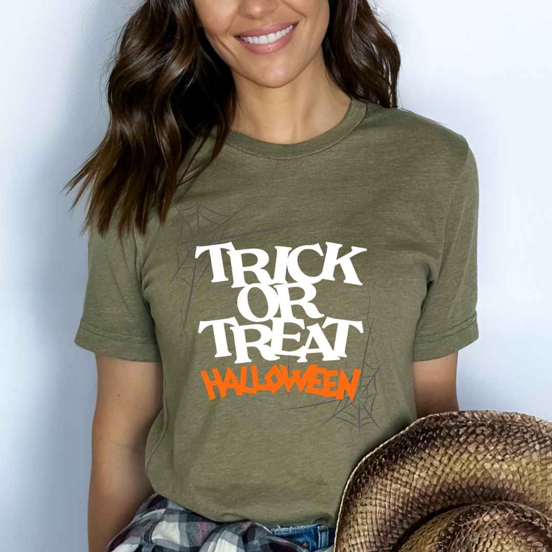 Trick Or Treat Halloween - Bella Canvas