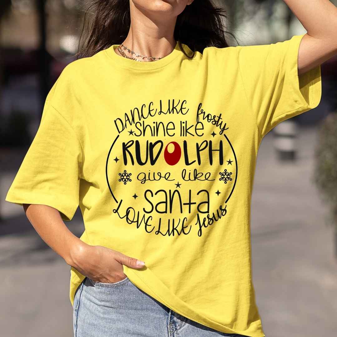 Dance like frosty shine like - Bella Canvas