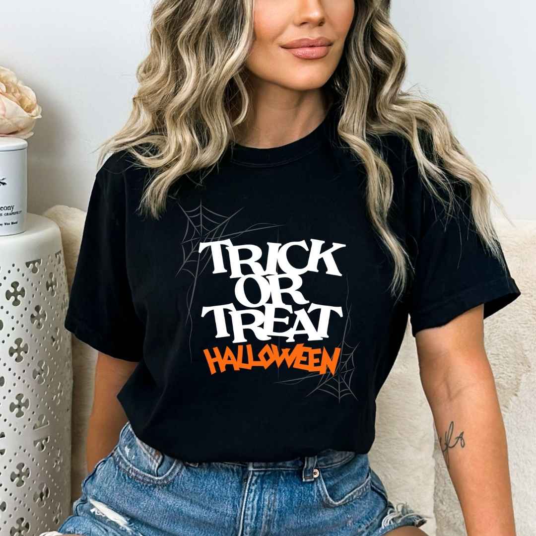 Trick Or Treat Halloween - Bella Canvas