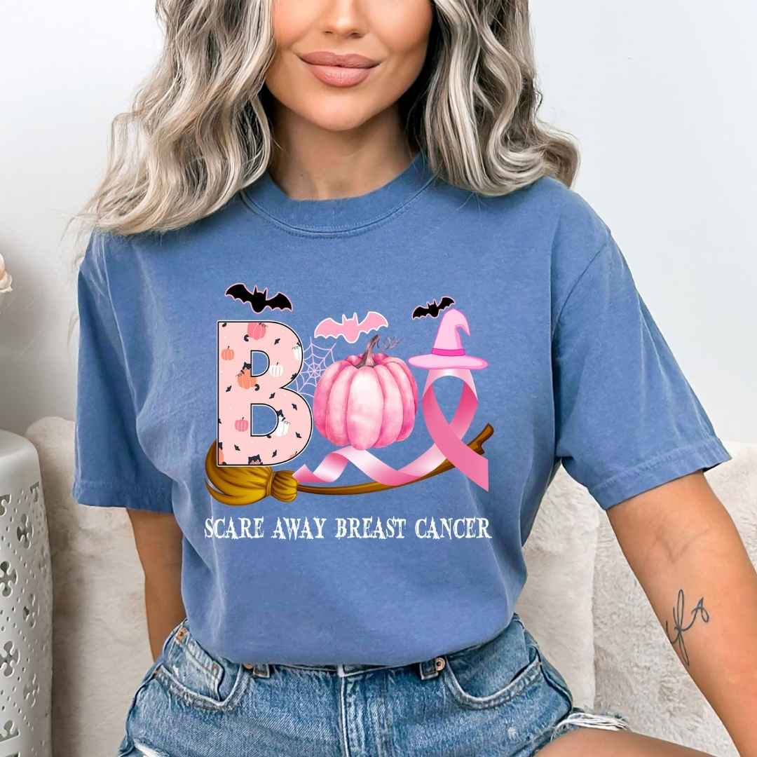 Scare Away Breast Cancer - Bella Canvas