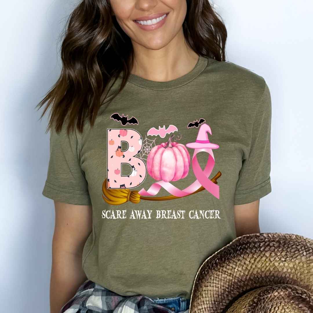 Scare Away Breast Cancer - Bella Canvas