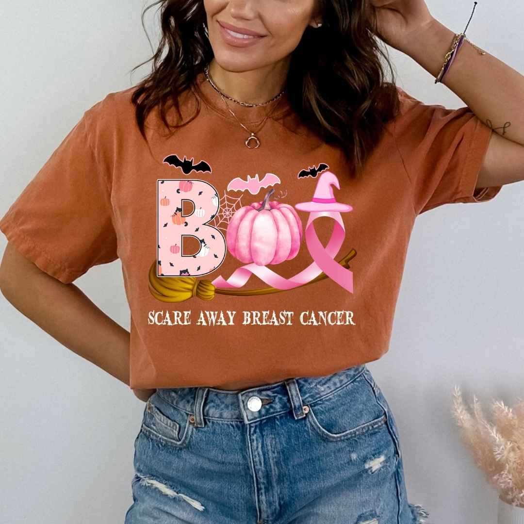 Scare Away Breast Cancer - Bella Canvas
