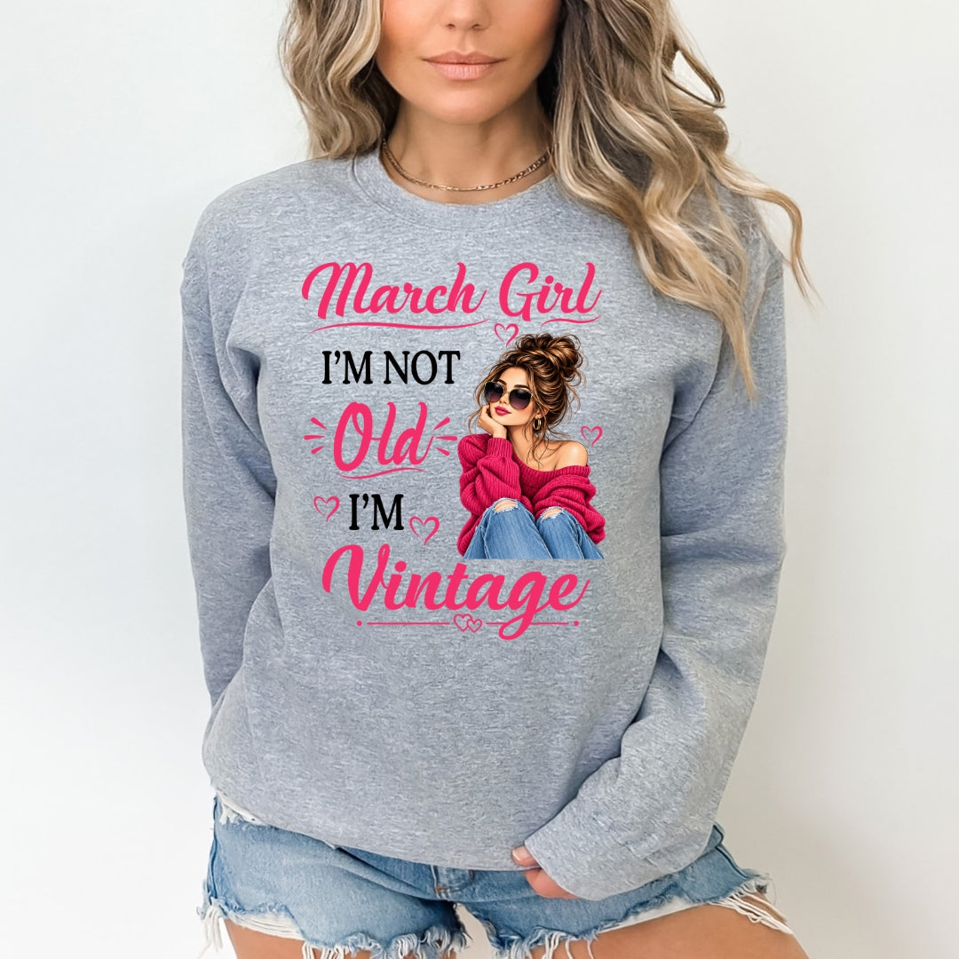 March Girl Vintage - Hoodie & Sweatshirt