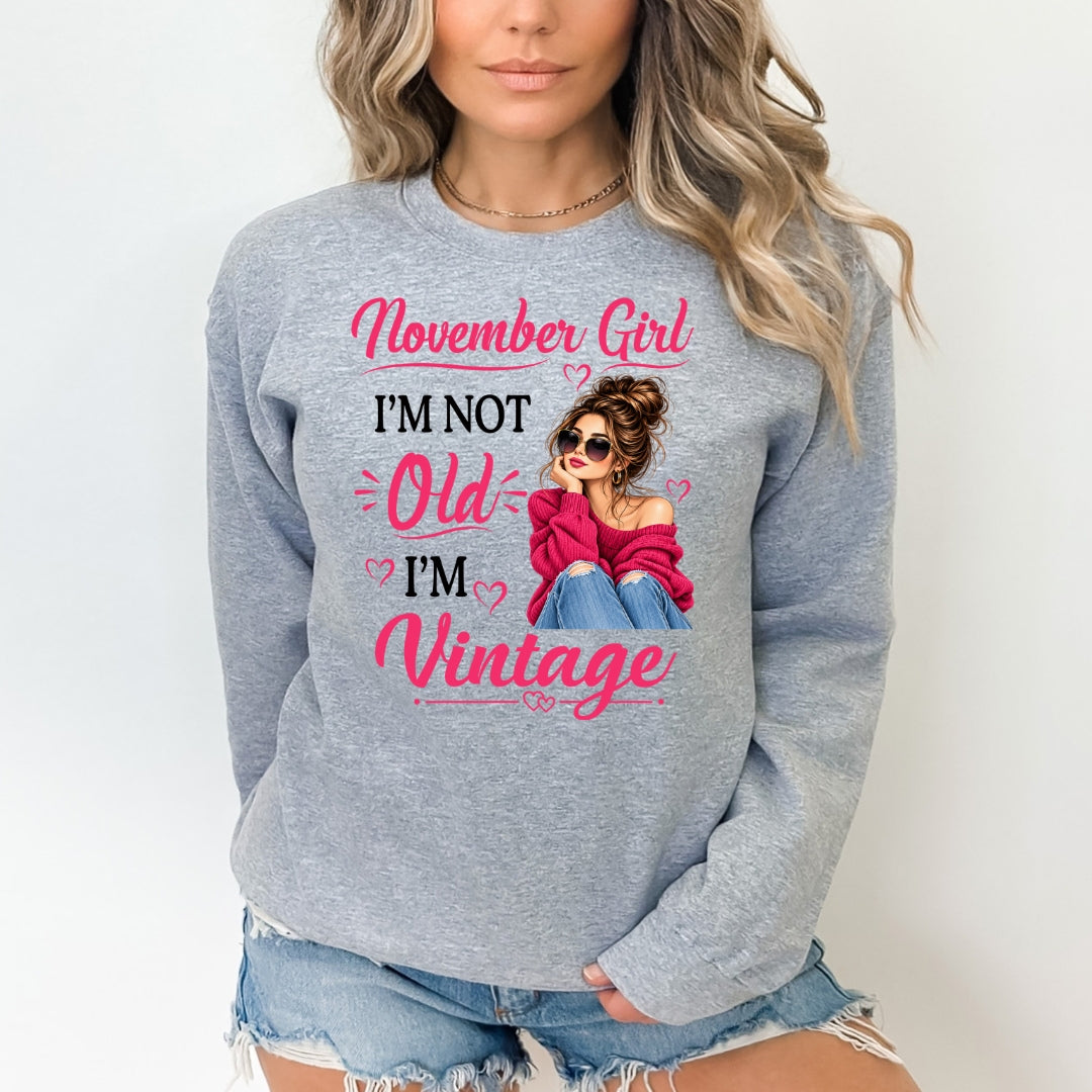 November Girl Vintage - Hoodie & Sweatshirt