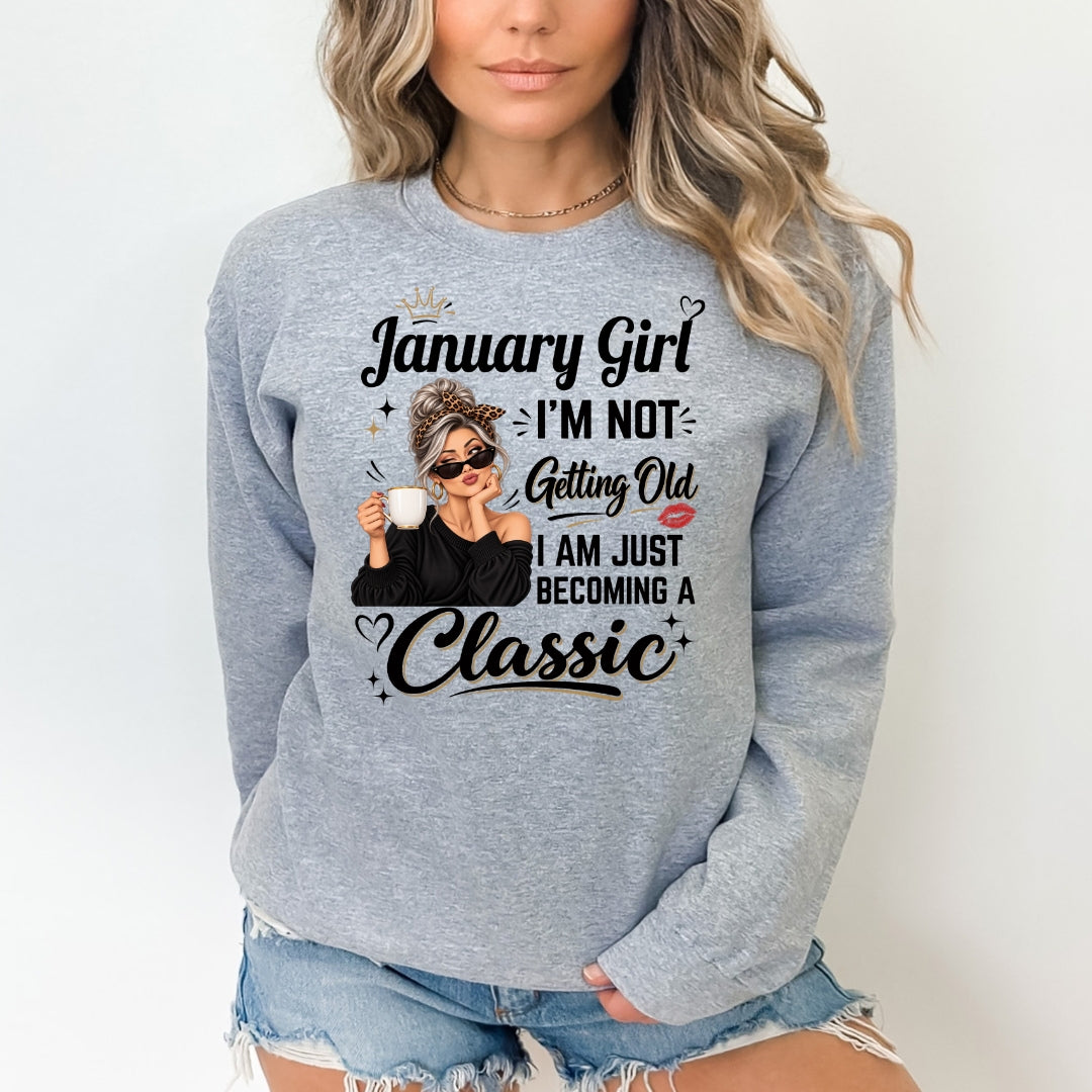 January Girl A Classic - Hoodie & Sweatshirt