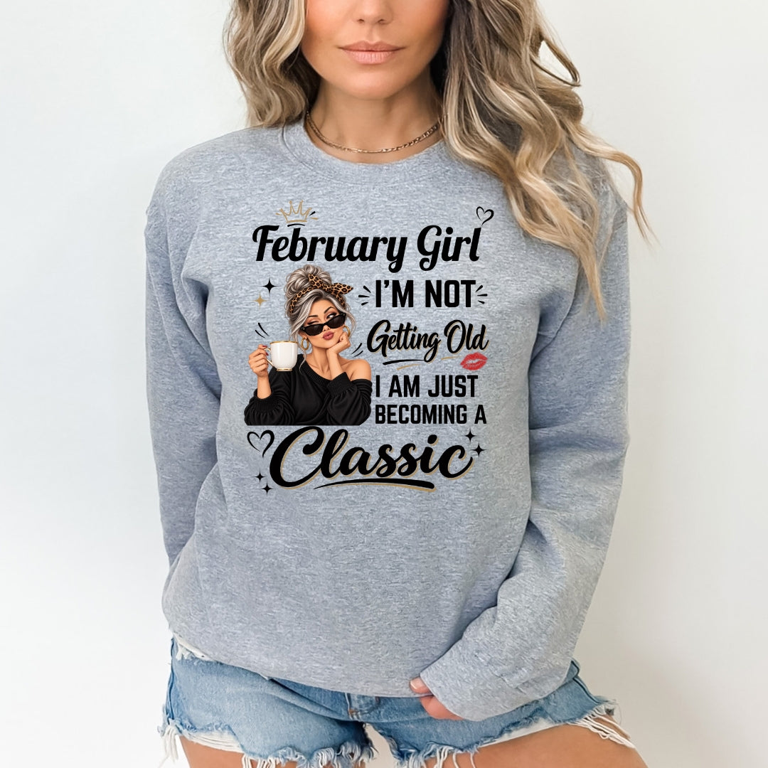 February Girl A Classic - Hoodie & Sweatshirt