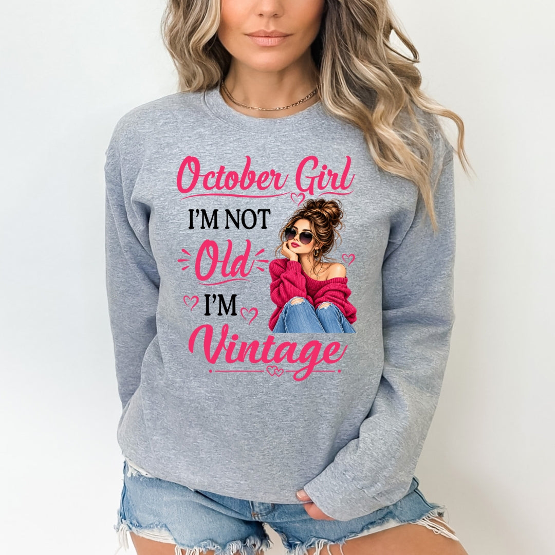 October Girl Vintage - Hoodie & Sweatshirt