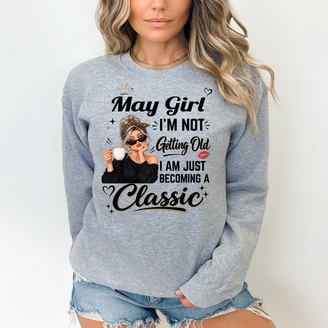 May Girl A Classic - Hoodie & Sweatshirt