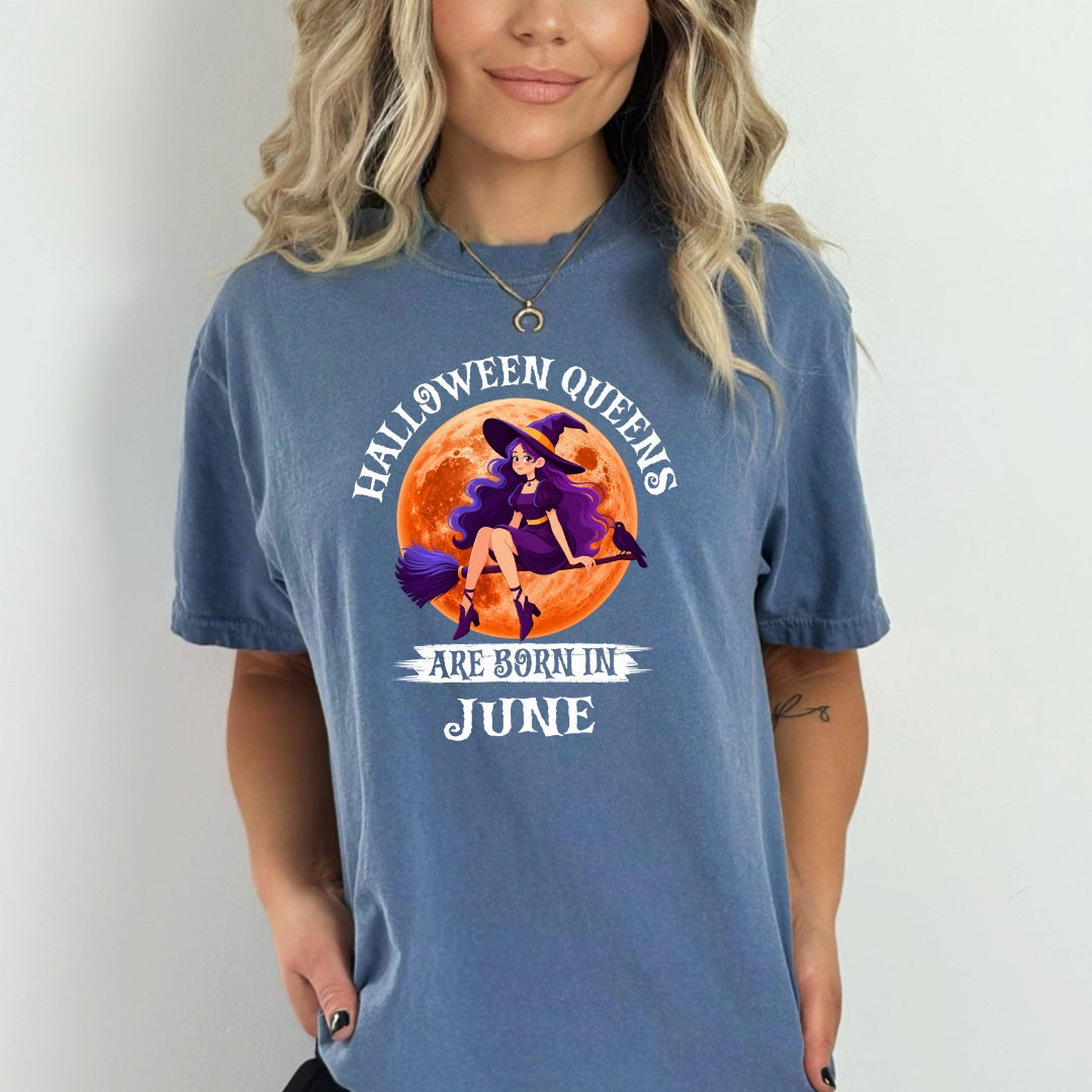Halloween Queens Are Born In June - Bella Canvas