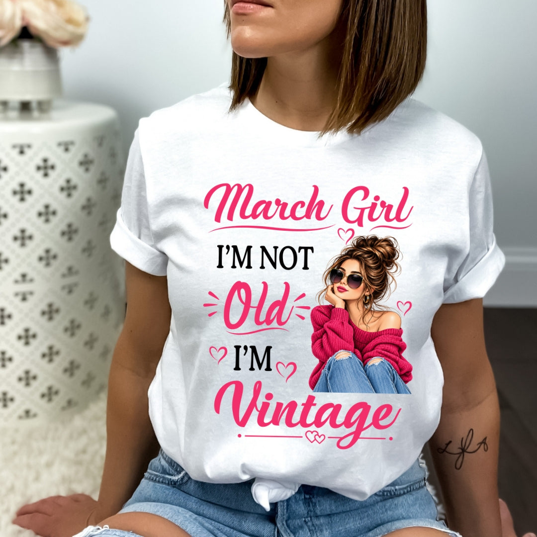 March Girl Vintage - Bella Canvas