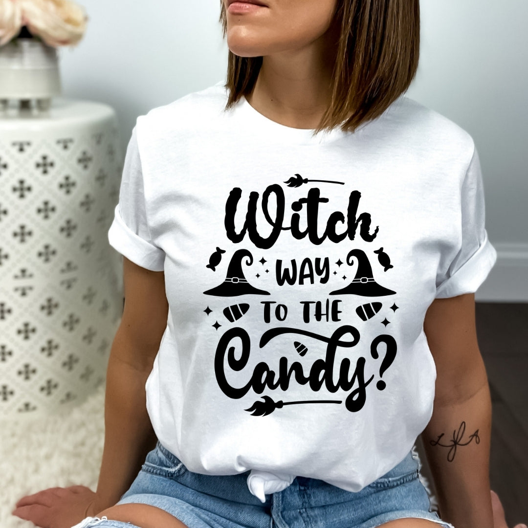 Witch Way To The Candy - Bella canvas