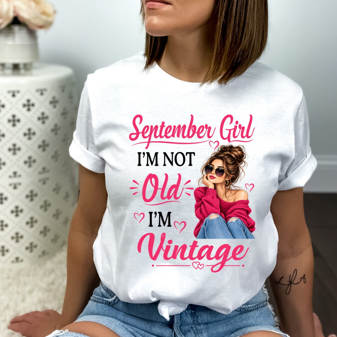 September Girl Vintage - Bella Canvas