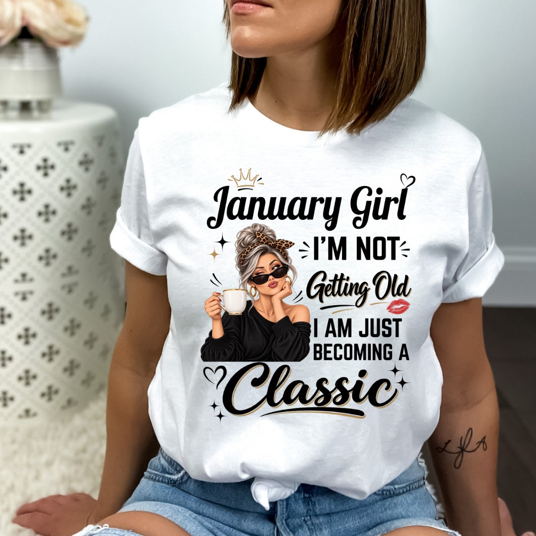 January Girl A Classic - Bella Canvas