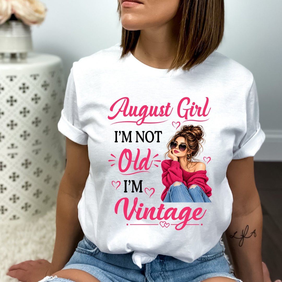 August Girl Vintage - Bella Canvas